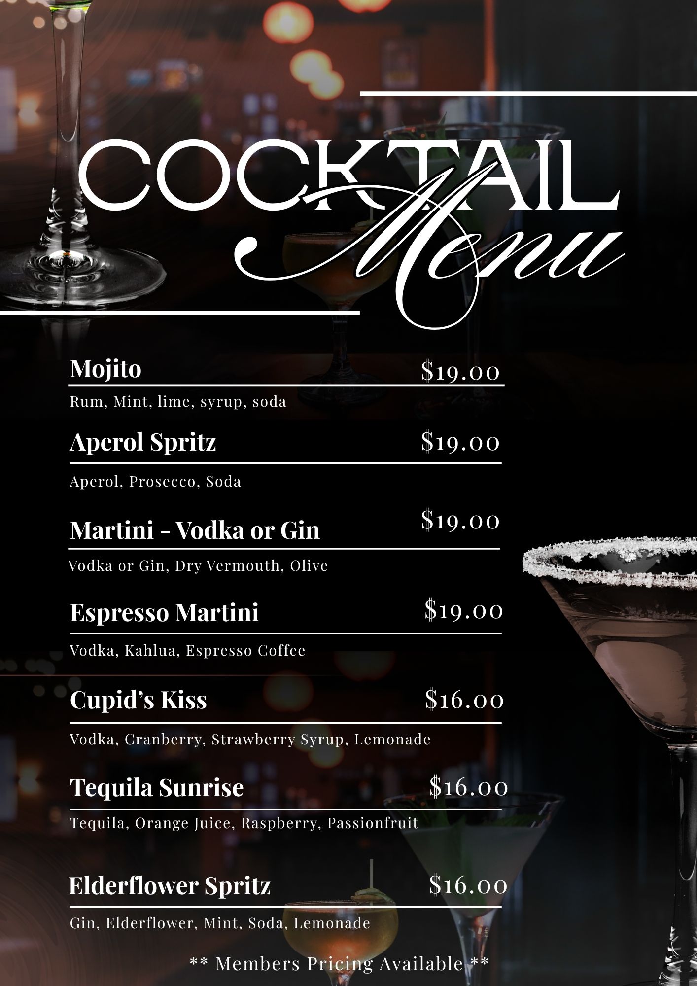 Cocktail Mocktail Menu  (2)
